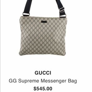 Gucci Supreme Messenger Bag